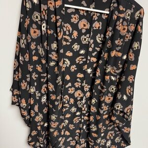 Floral Print Kimono Cardigan